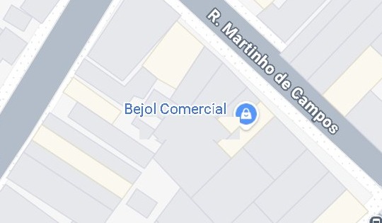 Mapa da localização da BEJOL na Rua Martinho de Campos, Vila Anastácio, São Paulo